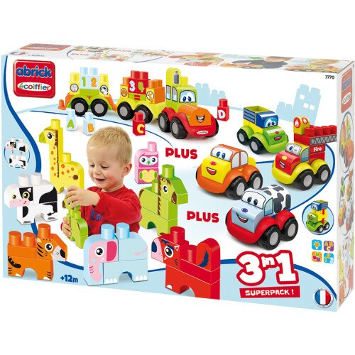 Set Ecoiffier Constructii Super Pack 3in1