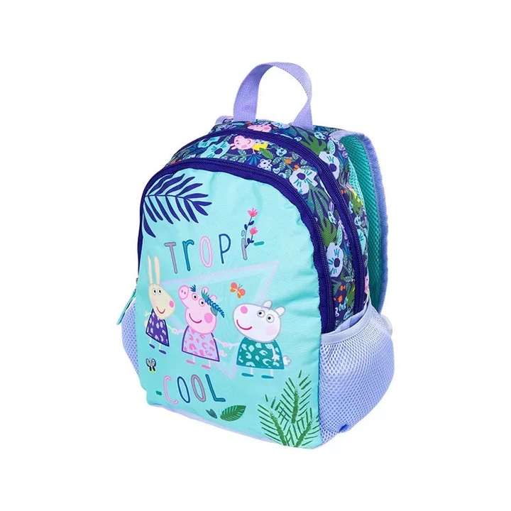 Ghiozdan gradinita 2 compartimente, 2 buzunare, Majewski, Colectia Peppa Pig