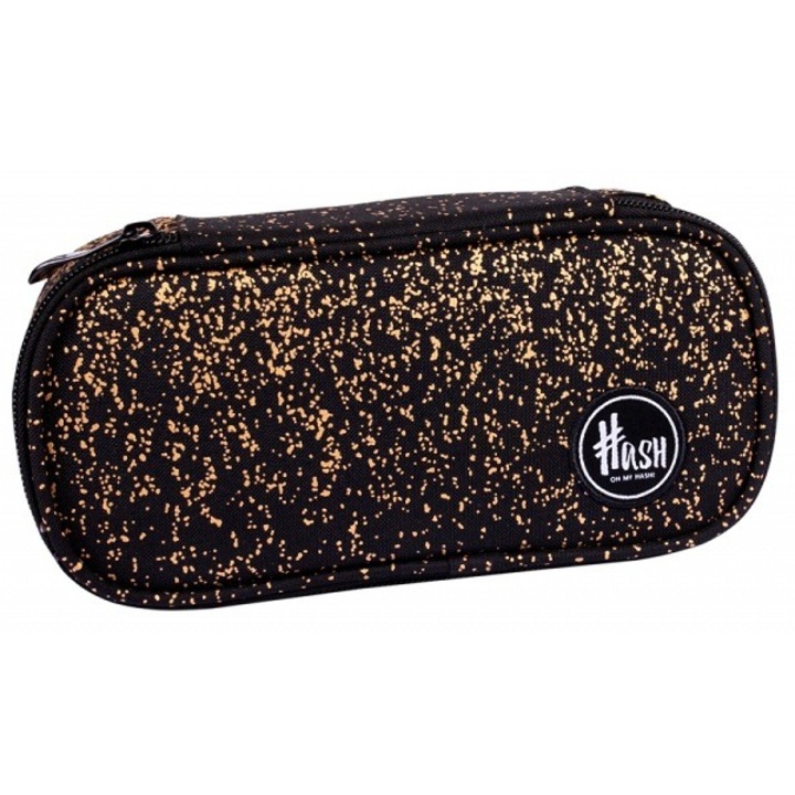 Ceruza toll szervezővel Gold Dust, Astra, fekete/arany, 22.11.5x5.5 cm