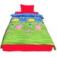 Husa pilota verde/albastra 180/210cm, "Sponge Bob" din bumbac 100% by Liz Line - HP180143