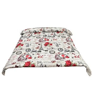 Husa pilota gri/rosu 140/210cm,  Husa pilota gri/rosu 140/210cm,