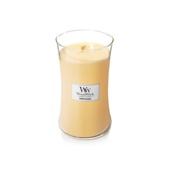 Ароматна свещ WoodWick Honeysuckle Голям Буркан, 609.5 г