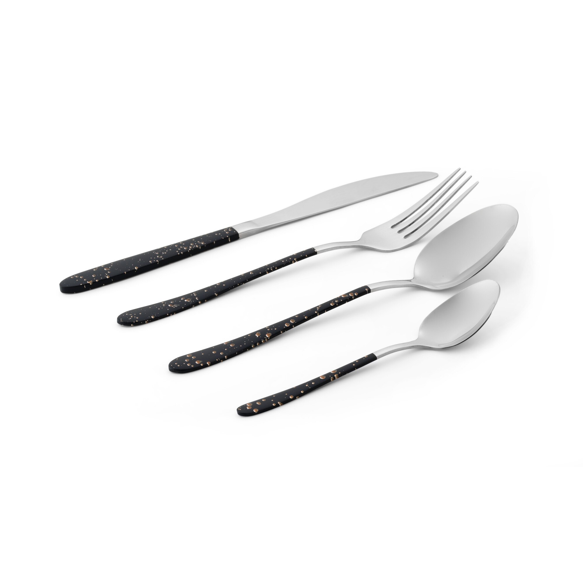 Set tacamuri 16 piese Salter, Marble Gold