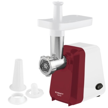 Masina de tocat carne SC-MG45S62, alb-rosu, 1800 W Masina de tocat carne SC-MG45S62, alb-rosu, 1800 W