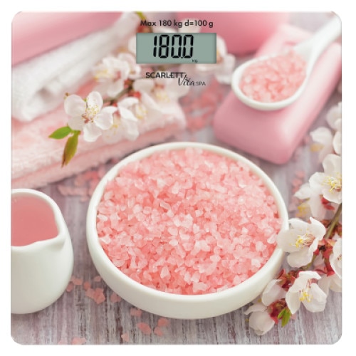 Cantar corporal SC-BS33E062, electronic, greutate maxima 180kg, Multicolor