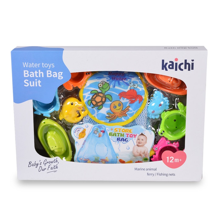 Играчка за баня Kaichi, 12 месеца +