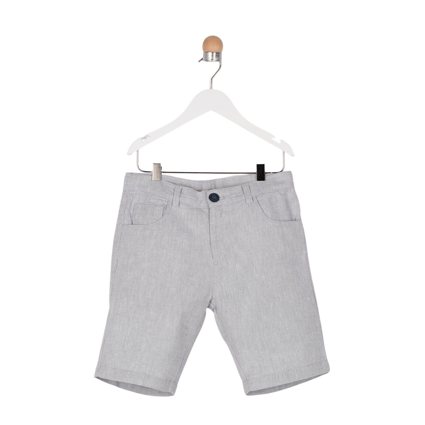 Pantaloni scurti pentru baieti, culoare gri 1677