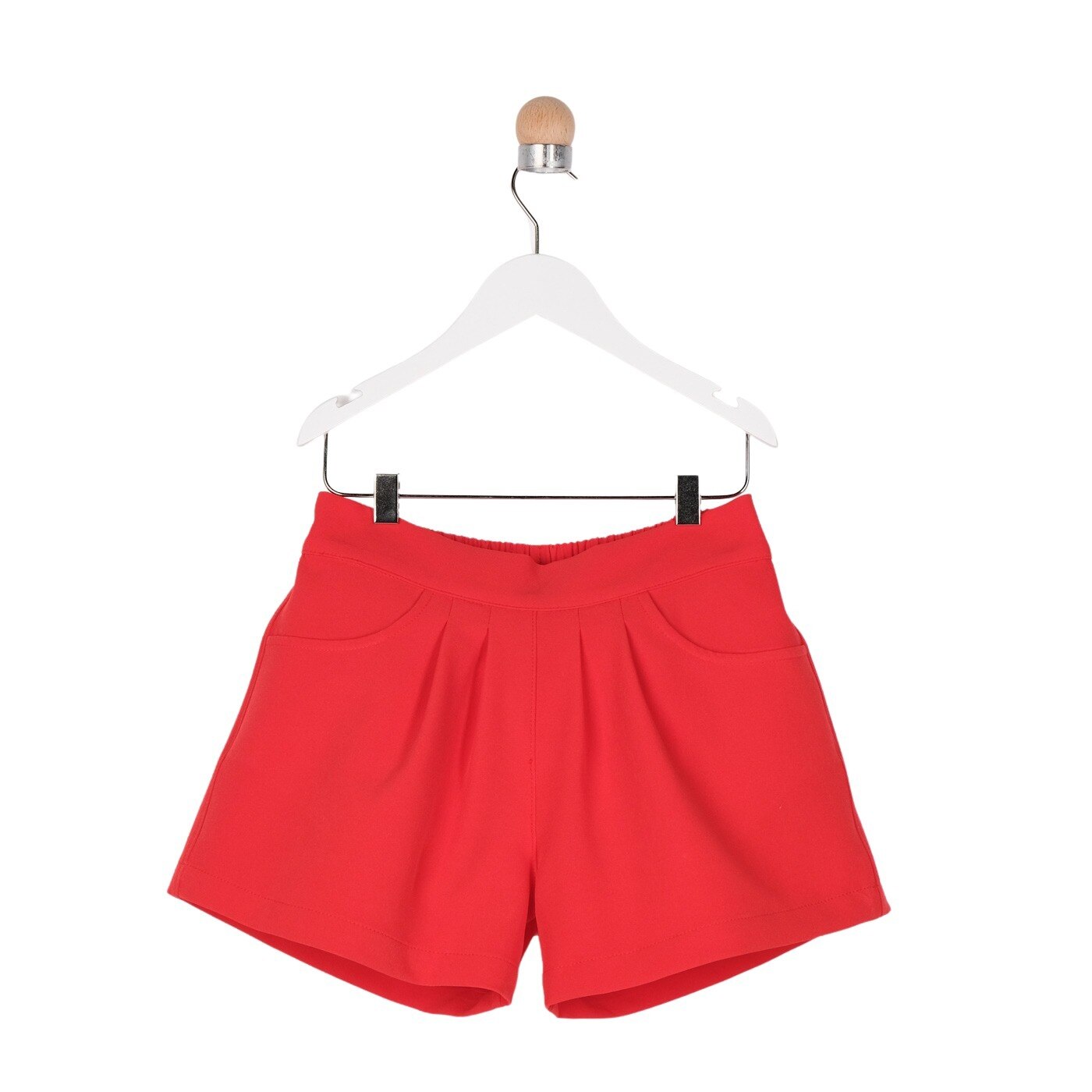 Pantaloni scurti pentru fete, culoare rosie 2193