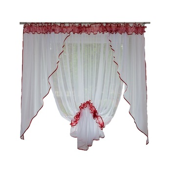 Perdea Lisabona 400x155 Voal Rosu Perdea Lisabona 400x155 Voal Rosu