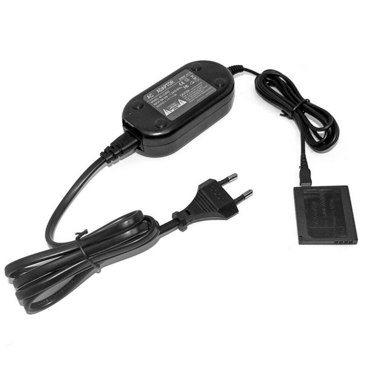 Adaptor de retea pentru camera, WPOWER®, compatibil: Panasonic DMW-AC5, EU