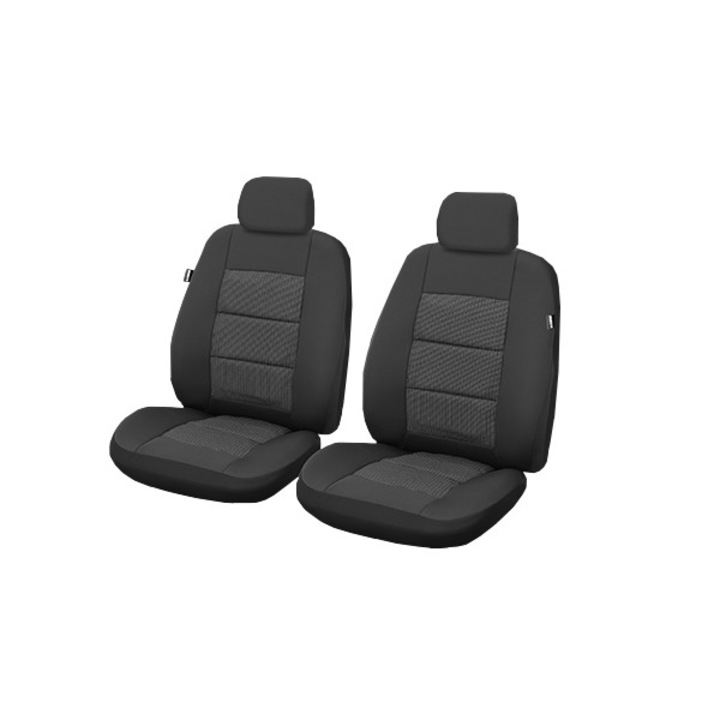 Smartic Prémium Lux autósülés -huzat szett, textil, 11 darabos, fekete