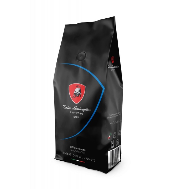 Lamborghini őrölt kávé koffein mentes 200G