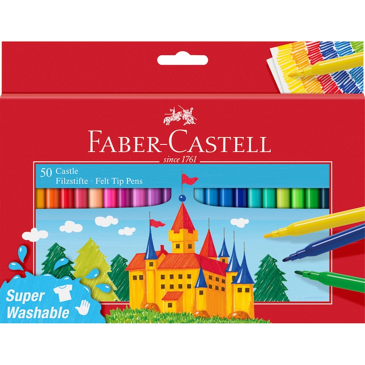 Faber-Castell filctoll, 50 szín