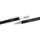 Creion mecanic metalic Derwent Professional, HB 0.5 mm, calitate premium, rezerve mine si radiere incluse, negru