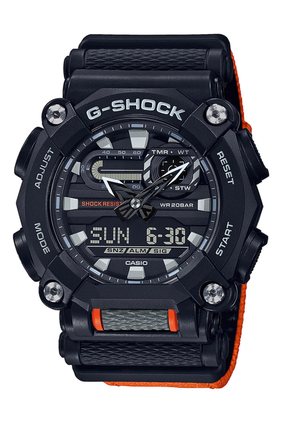 Casio, Ceas digital G-Shock, Bleumarin/Oranj