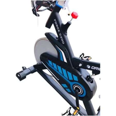 Bicicleta spinning ORION Force C200, volanta 6 kg, greutate maxima utilizator 110 kg