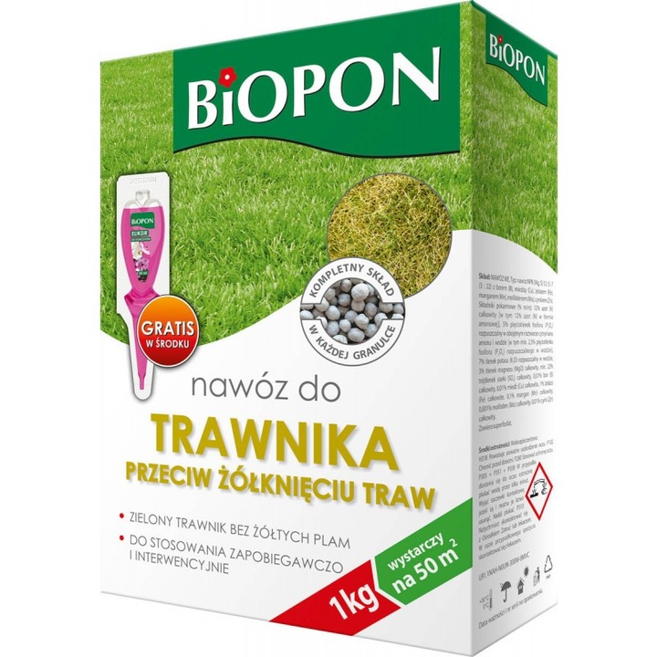 OEM gyep sárgulás elleni műtrágya, 1 kg