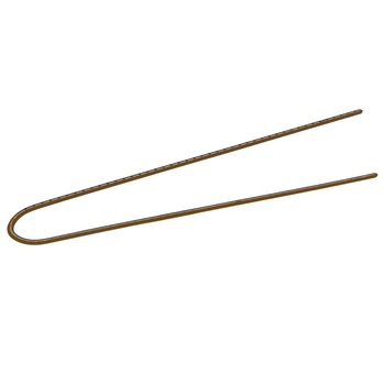 Ace de coc drepte lungi Sabrina 7.5 cm, maro, 200 g, 125 buc/ set Ace de coc drepte lungi Sabrina 7.5 cm, maro, 200 g, 125 buc/ set