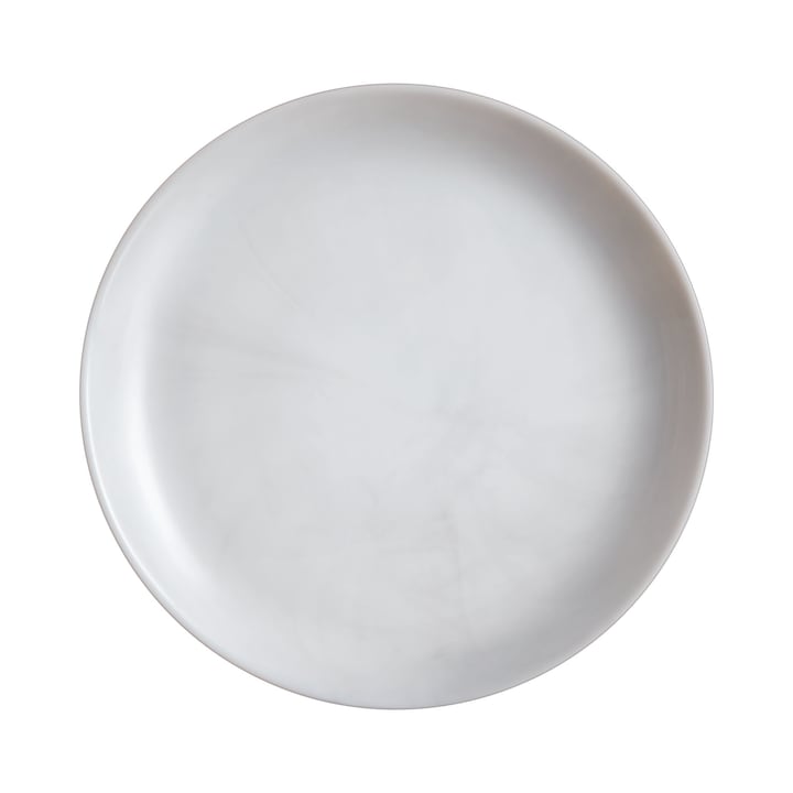 Десертна чиния Luminarc, Diwali Marble Granit, Опал, 1 брой, 19см