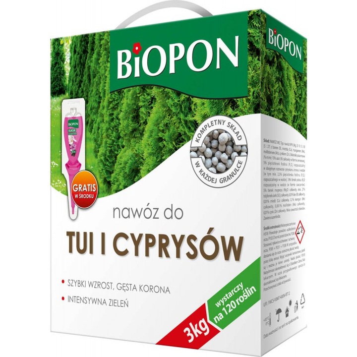 OEM Tuja / ciprus műtrágya, 3 kg