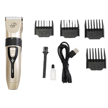 Set Masina de Tuns profesionala AKU Electrica cu 7 piese, Acumulator, Pentru Caini si Pisici, Ovine Bovine, cu incarcare USB, AK5106 Set Masina de Tuns profesionala AKU Electrica cu 7 piese, Acumulator, Pentru Caini si Pisici, Ovine Bovine, cu incarcare USB, AK5106