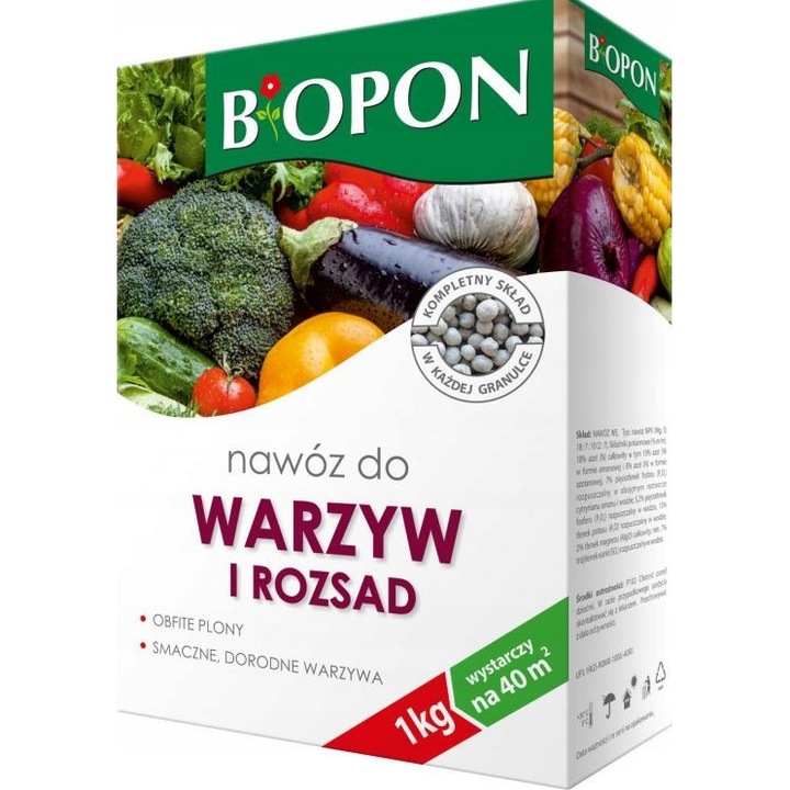 Ingrasamant granulat pentru legume si rasaduri, 1 kg