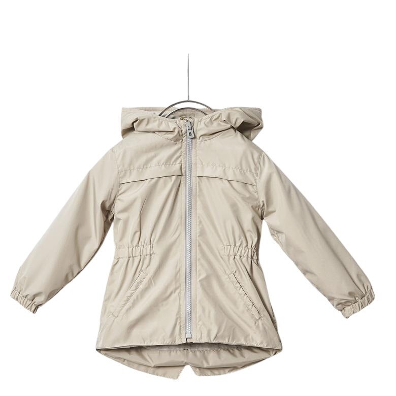 Geaca de ploaie pentru fete, culoare bej, colectia Newness 2935