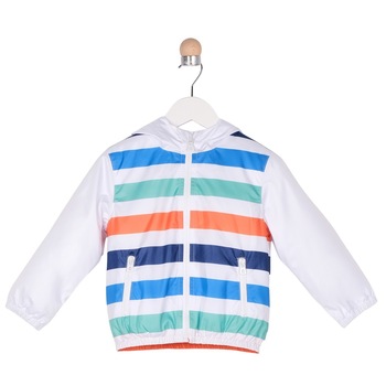 Geaca pentru baieti, culoare alba 1402 Geaca pentru baieti, culoare alba 1402