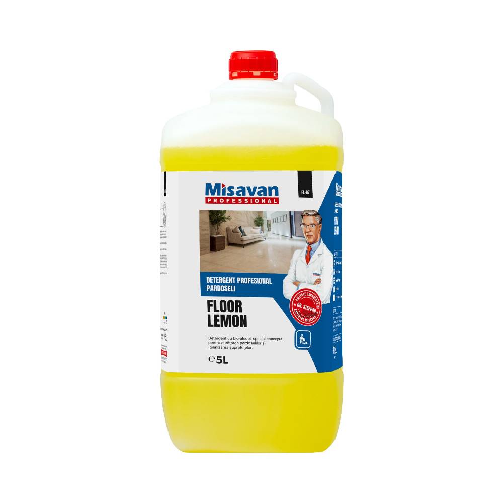 Solutie Pardoseli Dr. Stephan Floor Lemon, 5 l, Parfum Lamaie