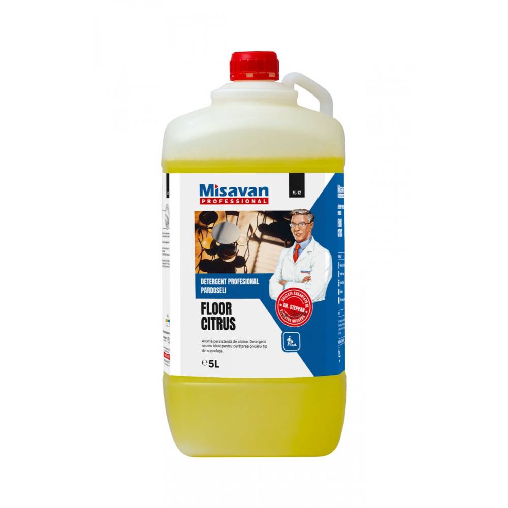 Solutie Pardoseli Dr. Stephan Floor Citrus, 5 l, Parfum Citrice