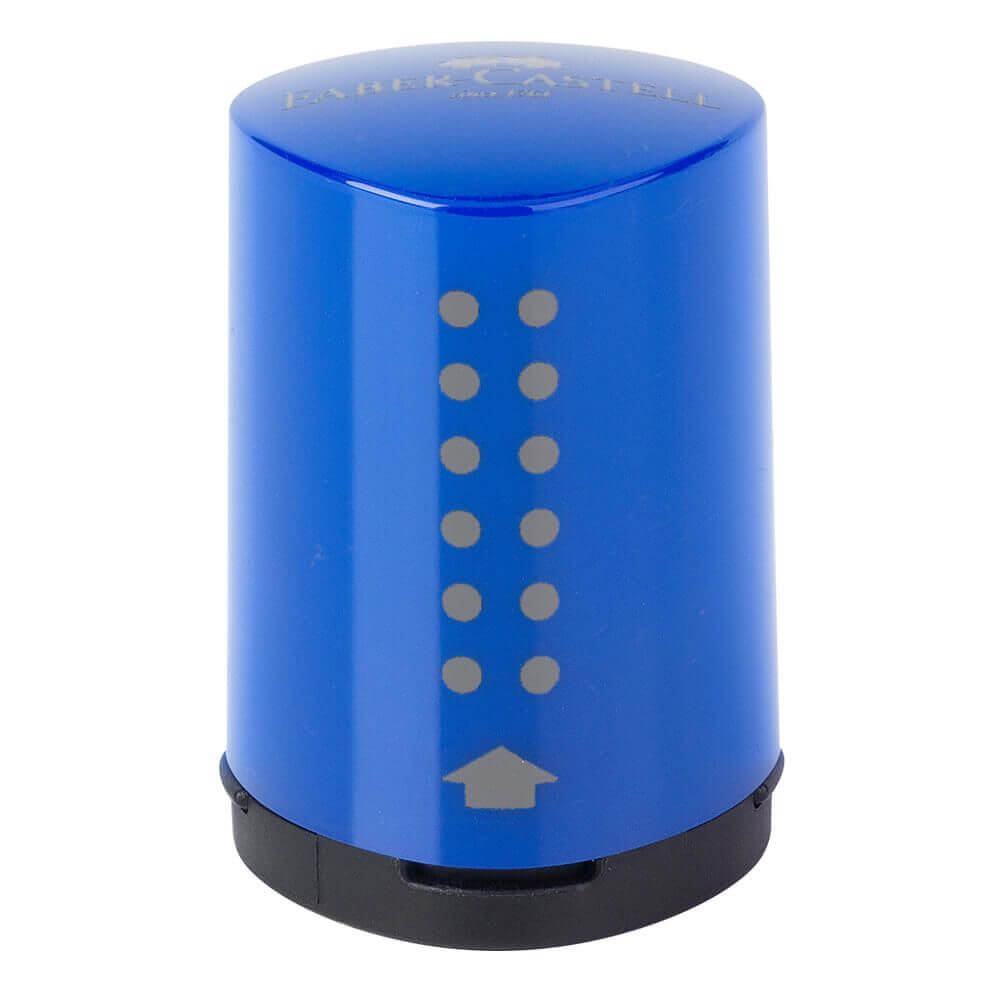 Ascutitoare cu Container Faber-Castell Grip 2001 Mini, Albastra