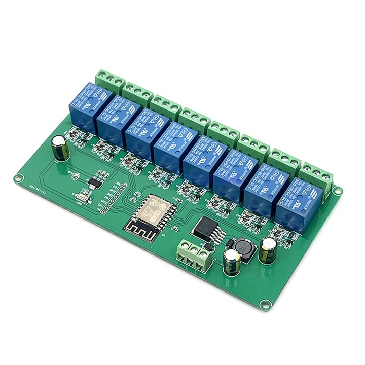 Arduino Clone ESP8266 relémodul, 8 csatornával