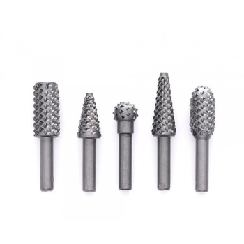 Set de 5 freze profilate HSS biax pentru lemn si metal 6.3mm TA1137 TAGRED Set de 5 freze profilate HSS biax pentru lemn si metal 6.3mm TA1137 TAGRED