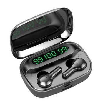 Casti Wireless WAMA R3, Bluetooth V5.0, timp de utilizare 4-5 ore, Cutie de Incarcare, TWS, negre Casti Wireless WAMA R3, Bluetooth V5.0, timp de utilizare 4-5 ore, Cutie de Incarcare, TWS, negre