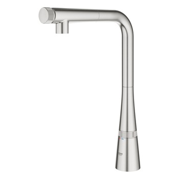 Baterie de bucatarie Grohe Zedra Smartcontrol 31593DC2, 3/8'', pipa inalta, tip L, dus extractabil, supersteel Baterie de bucatarie Grohe Zedra Smartcontrol 31593DC2, 3/8'', pipa inalta, tip L, dus extractabil, supersteel