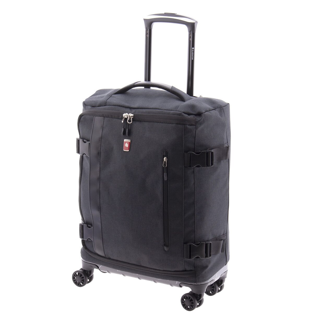 Troler Cabina, 4 Roti Duble, Poliester, Gladiator, Mood, MG 1510 - 55 cm, Negru