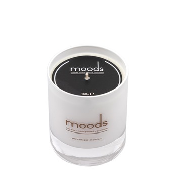 Lumanare parfumata Moods, din ceara de soia, parfum Cinnamon Orange, alba, 160 g Lumanare parfumata Moods, din ceara de soia, parfum Cinnamon Orange, alba, 160 g