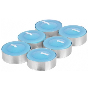 Set 6 lumanari pastila, Strend Pro Citronella Blue, parfumate, anti-tantari Set 6 lumanari pastila, Strend Pro Citronella Blue, parfumate, anti-tantari
