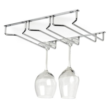 Suport suspendat pentru pahare cu picior, cu 3 diviziuni Suport suspendat pentru pahare cu picior, cu 3 diviziuni