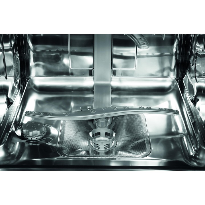 Masina de spalat vase incorporabila Whirlpool WIE 2B19, 13 seturi, 6 programe, Clasa F, Conexiune apa calda, 60 cm