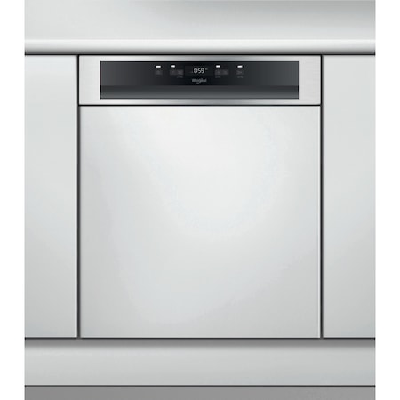 Masina de spalat vase semi-incorporabila Whirlpool WBC 3C26 PF X, 8 programe, 14 seturi, Clasa A++, 60 cm
