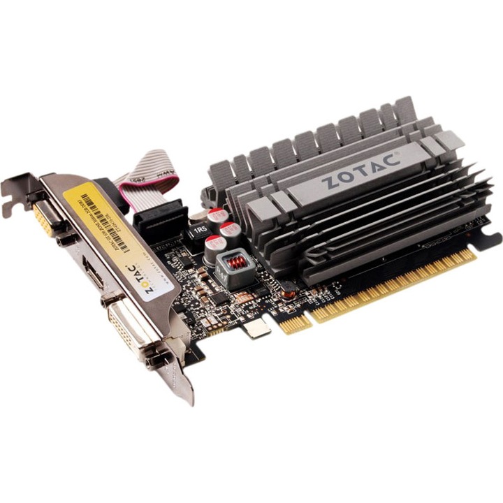 Placa video ZOTAC GeForce GT 710, 2GB DDR3, 64-bit