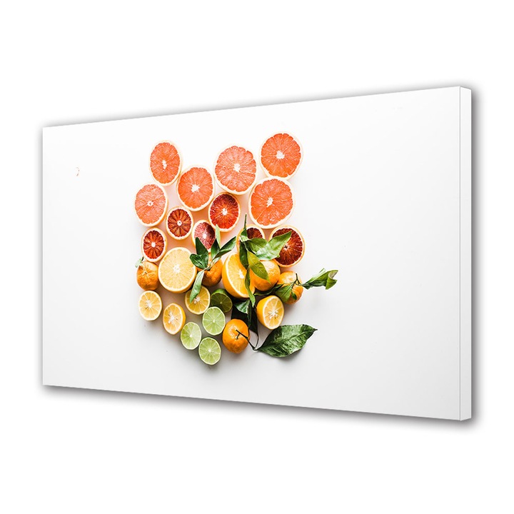 Tablou Canvas Premium, Art Star, Citrice, Culinar, Panza pe cadru de lemn, Decoratiuni Moderne pentru Casa, 20 x 30 cm