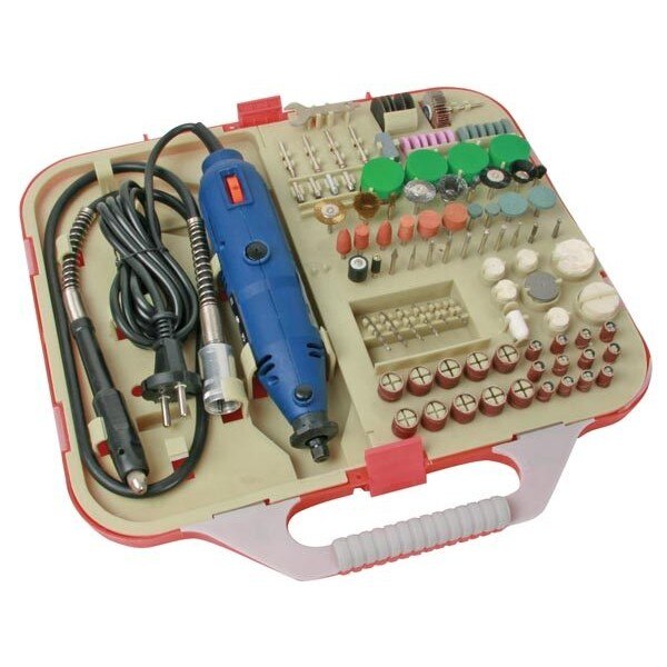 Set Minibormasina Velleman 135W 10000-32000 rpm 160 accesorii