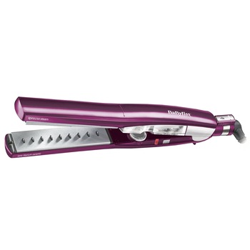 Placa de indreptat parul BaByliss Pro Steam Ceramic Intense ST292E, 10 trepte de temperatura, 230 grade, Invelis ceramic si titan, Mov Placa de indreptat parul BaByliss Pro Steam Ceramic Intense ST292E, 10 trepte de temperatura, 230 grade, Invelis ceramic si titan, Mov