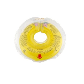 Colac de gat pentru bebelusi Babyswimmer galben 6-36 luni Colac de gat pentru bebelusi Babyswimmer galben 6-36 luni