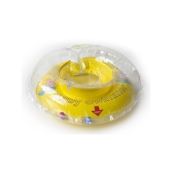 Colac de gat Babyswimmer Galben cu zornaitoare 0-24 luni Colac de gat Babyswimmer Galben cu zornaitoare 0-24 luni