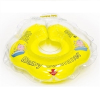 Colac de gat pentru bebelusi Babyswimmer Galben 0-24 luni