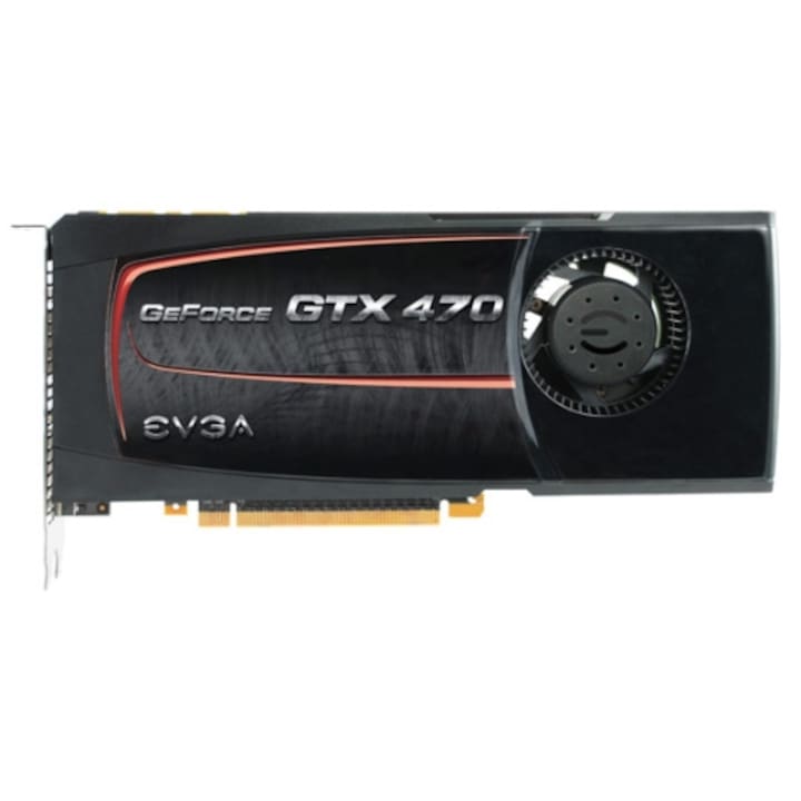 Placa video eVGA nVidia GeForce GTX 470, 1280MB, GDDR5, 320bit, mHDMI, DVI,  PCI-E