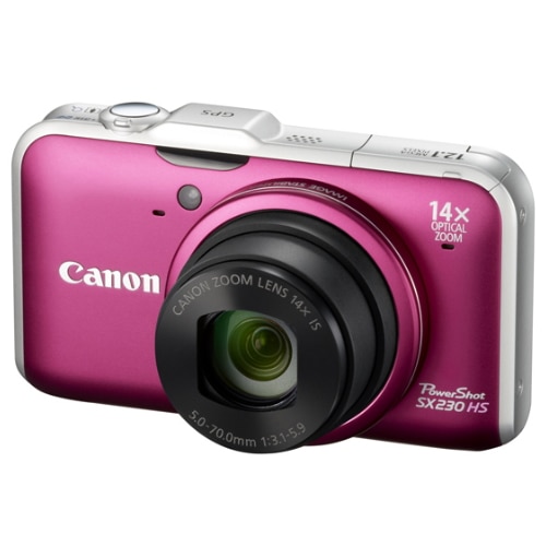 Aparat foto digital Canon PowerShot SX230HS Roz - eMAG.ro
